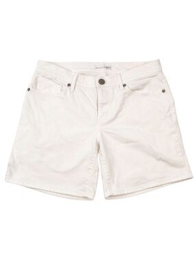 LOFT White Shorts Size 2 Classic Mid Rise Summer Staple